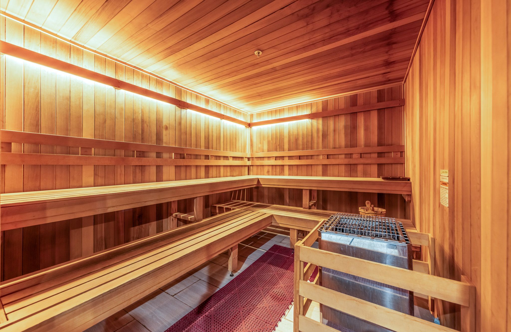 Indoor sauna at The Lucent at Sunrise