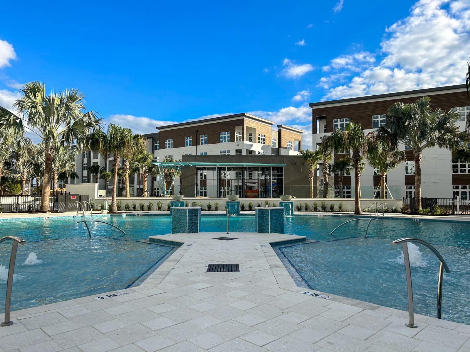 Beautiful pool in the center of our property